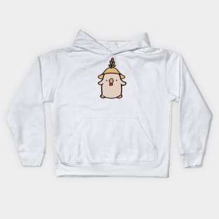 Cute Chicken Gardener Kids Hoodie